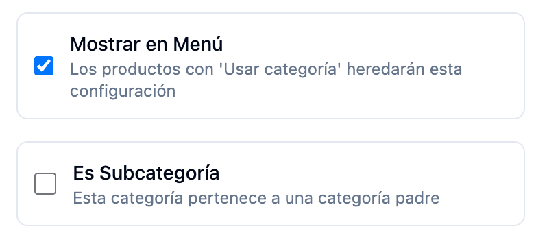 Organizá tus productos